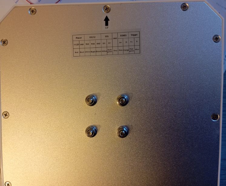 nagyt�vols�g� UHF seg�dolvas�, szerel� konzolja a seg�dolvas� h�tulj�n k�nnyen r�gz�thet�